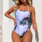 Купальник, сексуальный цельный купальник с полосатым открытой спиной, Пляжное бикини, бикини, 2021