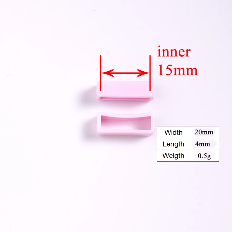 (plastic buckle+Tri-Glid+square keeper+D ring+metal dog clasp)electroplating process 15mm DIY collar accessories 17 kinds |