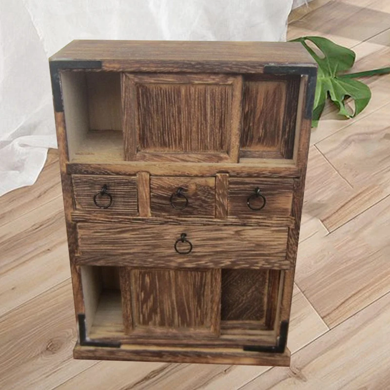 Ручной работы старинный деревянный шкаф украшение для гостиной Новая Домашняя