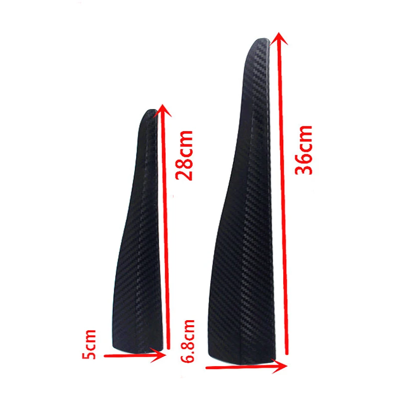 УГЛЕРОДНЫЙ автомобильный спойлер противоударный бампер наклейка для Bmw F47 F25 F97 F26