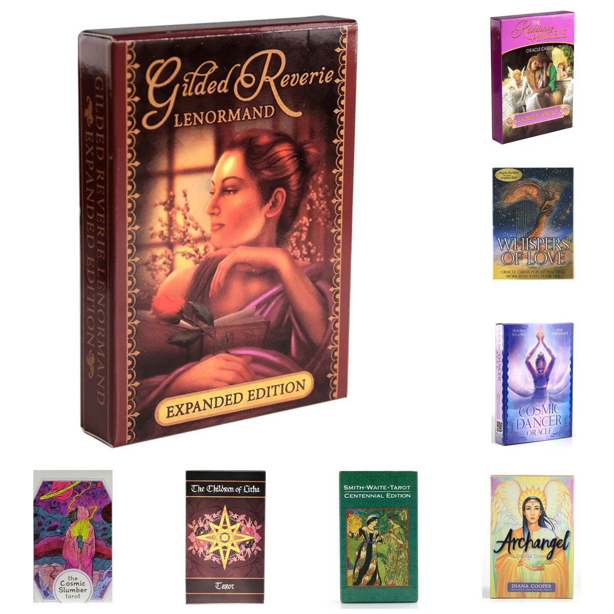 

2021 New Romance Angels Oracle Cards The Most Popular Tarot Cards Set English Popular Deck Card Board Game
