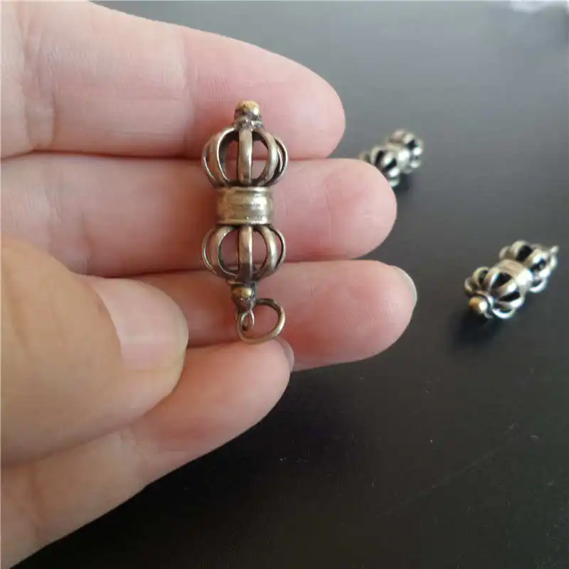 10 шт. Тибетский 8 линий крест дорье амулет подвески для мужчин тибетские медные