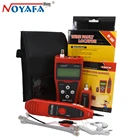 Noyafa NF-308 NF 308 монитор Сетевой телефонный кабель тестер RJ45 RJ11 ЖК BNC USB тонер провод трекер локатор инструмент для поиска линии