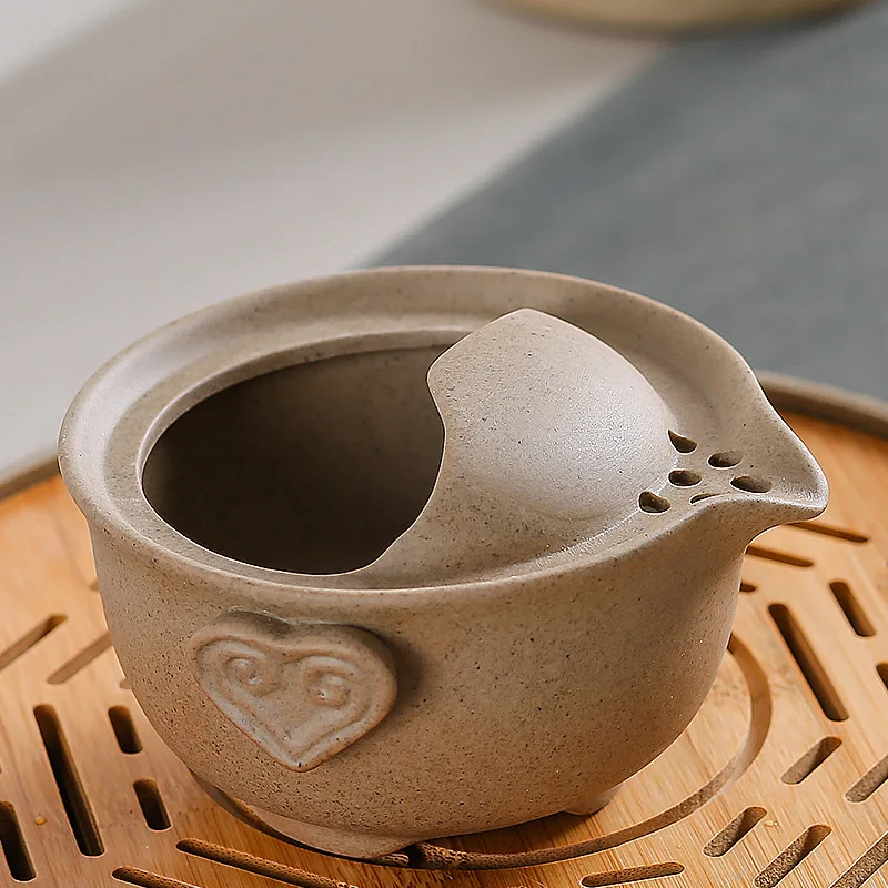 Керамическая чайная чашка набор портативная дорожная посуда кунг-фу 1 чайник