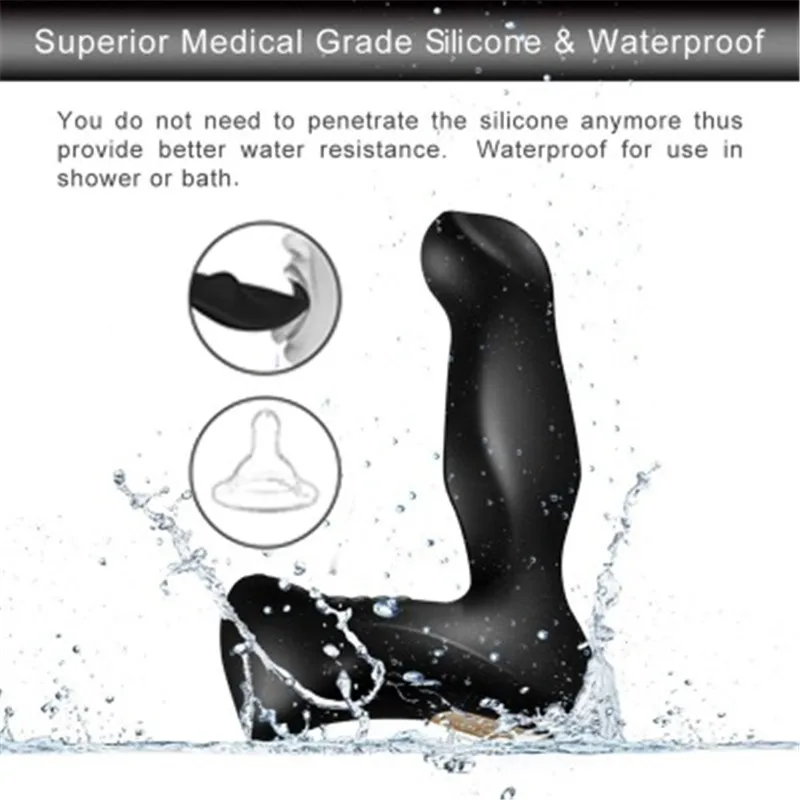 Телескопический массажер простаты вибратор с дистанционным управлением