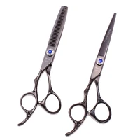 aqiabi 5 5 6 0 left hand professional hair scissors wholesale 440c hairdressing cutting shears thinning scissors barber a8002