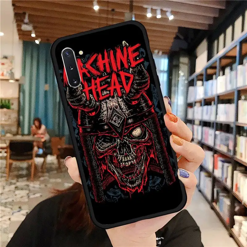 

Machine head Rock band phone case for Samsung A50 A51 A71 A20E A20S S10 S20 S21 S30 Plus ultra 5G M11 funda cover