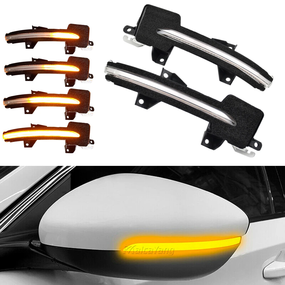 2 шт. светодиодный динамический поворотный сигнал последовательный для honda Accord