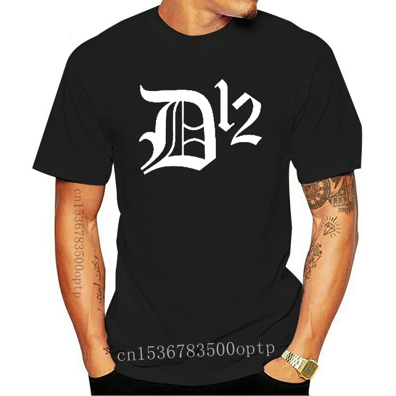 Camiseta Vintage con Logo D 12, ropa de Rap, Hip Hop, Eminem D12, Slim Shady D-12, Revival 2, regalo divertido