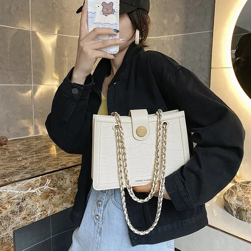 

Stone Pattern Shoulder Bag Women Travel Bags Leather Pu Quailty Bag Female Luxury Handbags Women Bags Designer Sac A Main Femme