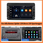 Автомагнитола 128 Гб ПЗУ, стерео навигация GPS для Alfa Romeo Spider 159 Brera Sportwagon Android 10, Авторадио, мультимедиа