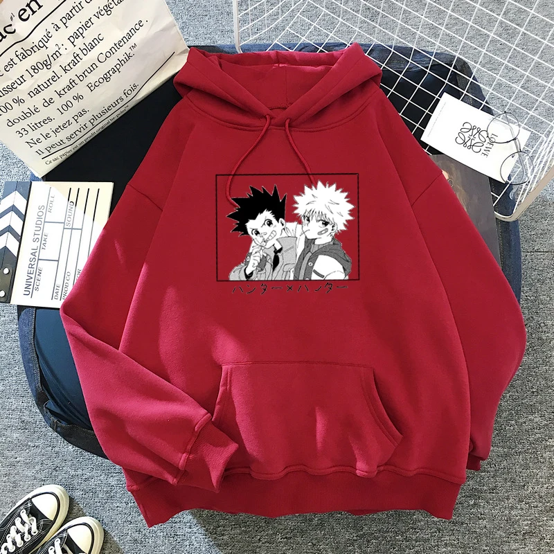 

Hunter x Hunter Killua-GON FREECSS Hoodies Women Sweatshirt Long-sleeved student Autumn Casual Hooded Streetwear
