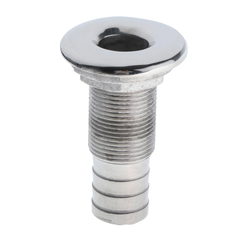 

316 Stainless Boat Thru Hull Fitting Polished Head For Boat Yacht 3/4 Inch
