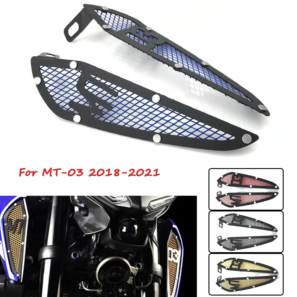 

For Yamaha MT-03 MT03 MT 03 2018-2021 Motor Air Inlet Intake Hole Protector Cover Air Intake Mesh Inlet Decorative Guard Cover