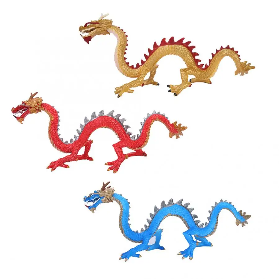 Силиконовые фигурки животных модель игрушки Моделирование детей в Форме Дракона