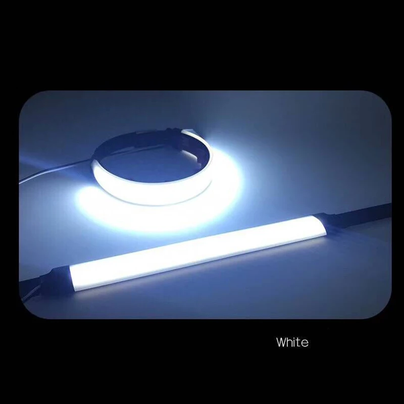 

AOZBZ Motorcycle Turn Signal Ring Light LED Fork Turn Signal Strip Light Kit Universal Attractive Durable Flashing Ring Lamp