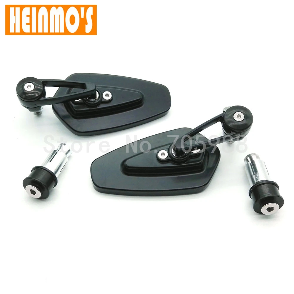 Новый черный цвет двигатель Цикл Зеркало заднего вида зеркала Боковая ручка БАР