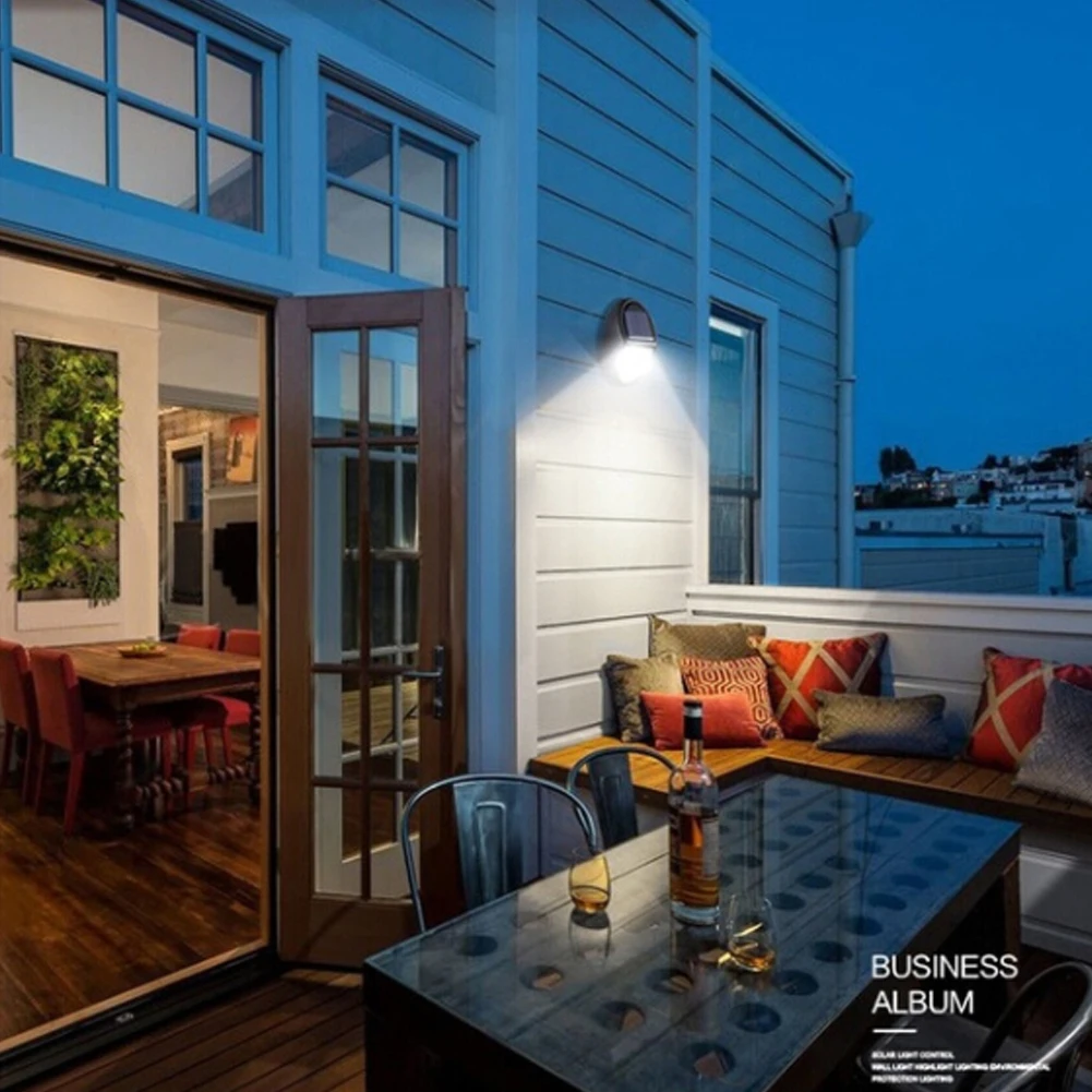 Уличное освещение на солнечных батареях настенное крепление декоративная