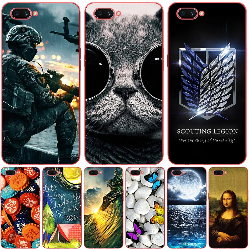 

For OPPO Realme C1 2018 / C2 2019 Cases Silicone Soft TPU Back Cover Protective Cute Fundas Luxury Coque Bags