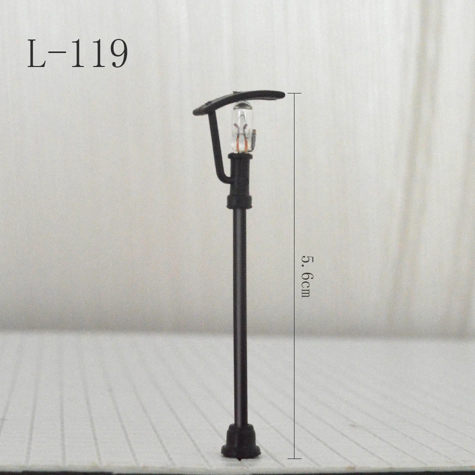 Архитектурная модель железной дороги садовый светильник масштаб 1/150 пейзаж для