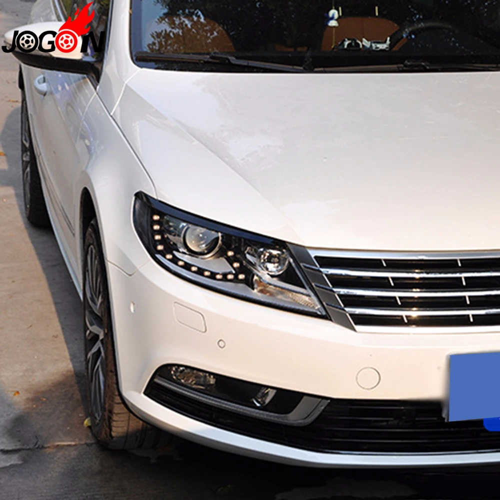 Пианино черного цвета с заклепками для Volkswagen VW CC 2013 2017 автомобилей головной