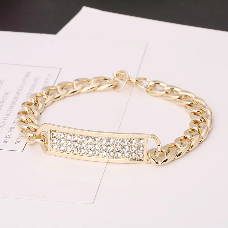 Взрывоопасный креативный браслет для мужчин и женщин имитация золота полный