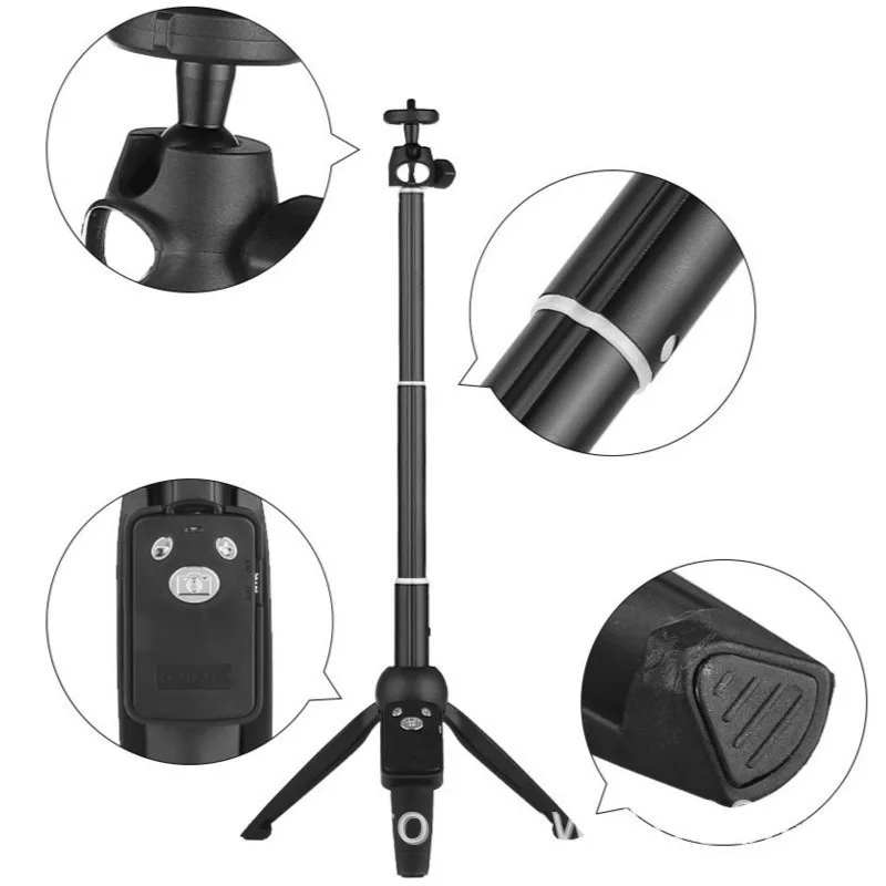 Wireless Bluetooth Selfie Stick Portable Foldable Tripod Handheld monopod For iPhone XR Samsung Gopro Hero 7 6 Yi Cam | Электроника
