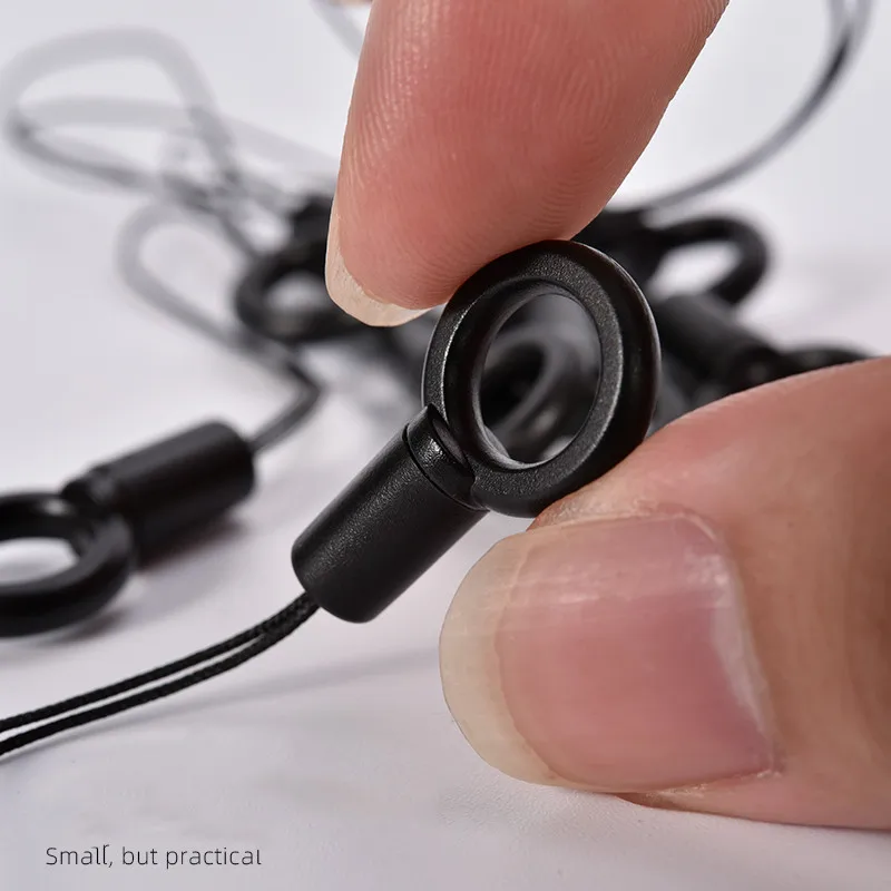 10 шт. многофункциональный брелок для ключей черный шнурок телефона