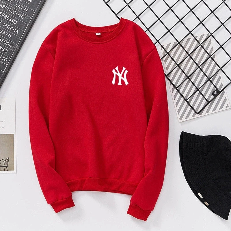 Круглый вырез и бархат мужчины женщины пара мода толстовки Ранняя осень новый BF