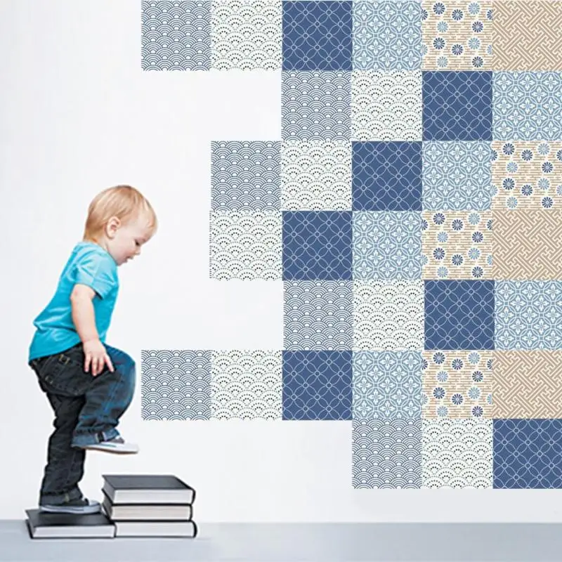 6 шт. водонепроницаемые самоклеящиеся наклейки плитки|Наклейки на стену| |