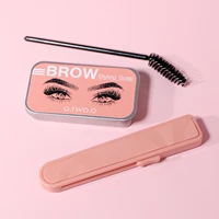 3pcs eyebrow gel brows cream with brush and trimming knife waterproof 3d wild brow styling soap for eyebrows cosmetics