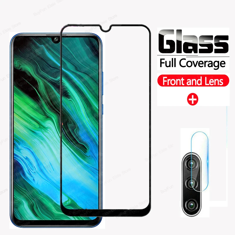 

2-in-1 honor 20e protective glass for huawei honor 20e xonor 20 e 6.21'' tempered glass camera protection film 9h