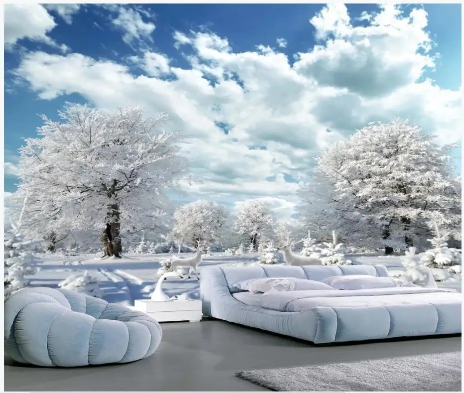 WDBH пользовательские фото 3d обои красивые морские кокосовые пальмы пейзаж