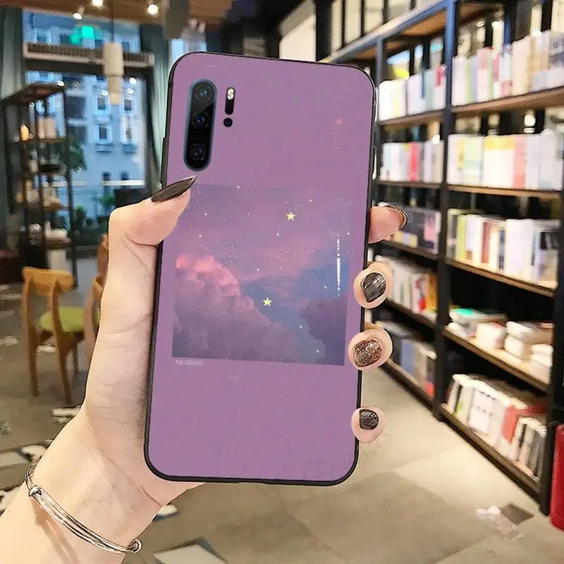 

Beautiful pink sky Phone Case For huawei p30 p40 p20 lite pro p smart 2019 2020 nova 6 7 se pro 5t coque