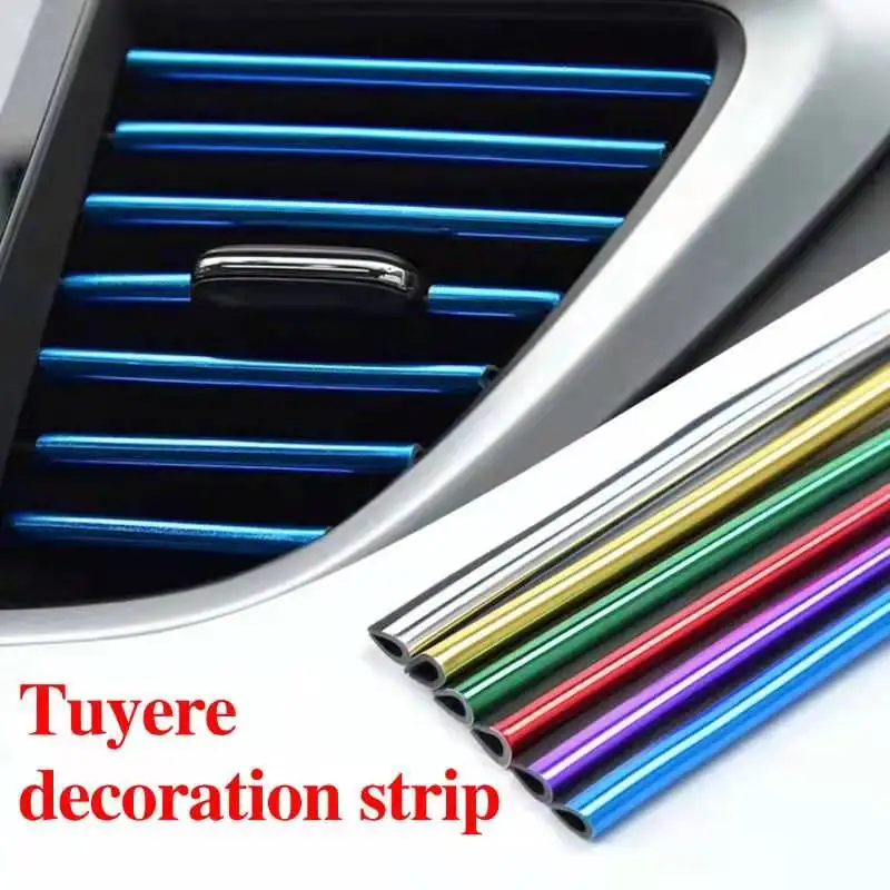 

10 Pieces Of 20cm U-Shaped Decorative Strip For Automobile Air Conditioner Outlet Automobile Modeling Sticker Automobile Sticker