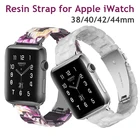 Ремешок резиновый для Apple Watch Series 6, Модный сменный Браслет для iWatch SE 44 мм 42 мм, 40 мм 38 мм