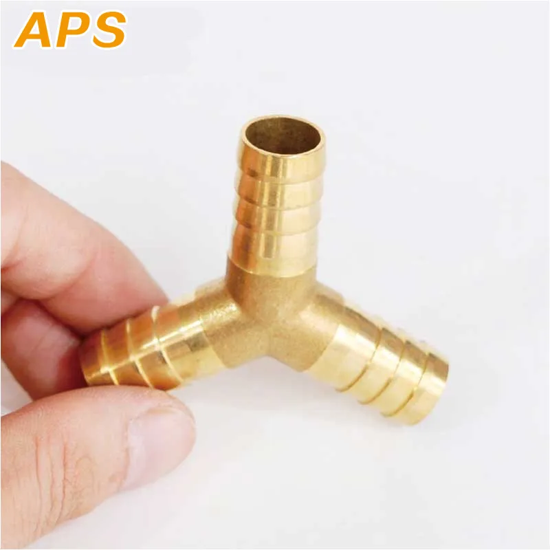 Brass Barb Pipe Fitting 2 3 4 Way Connector for 4mm 5mm 6mm 8mm 10mm 12mm 16mm 19mm Hose Copper Pagoda Water Tube Fittings | Обустройство