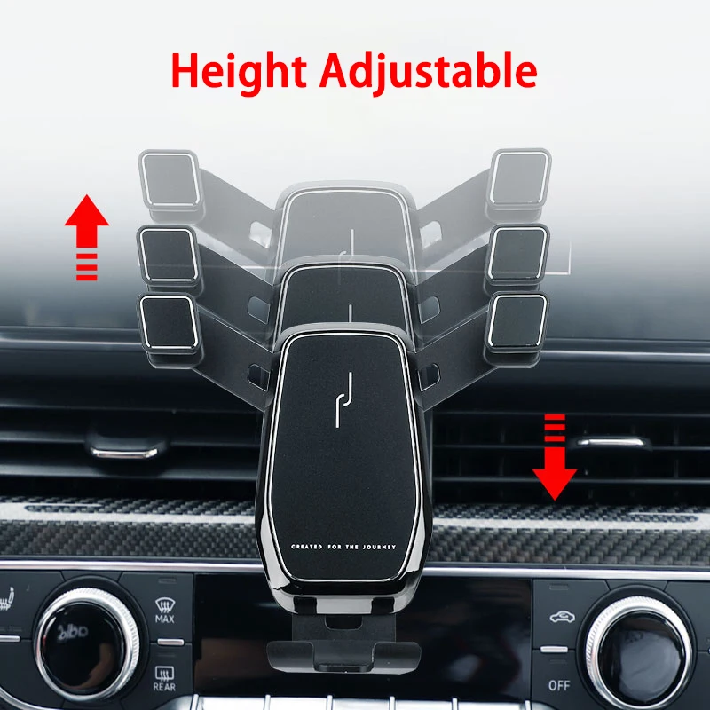 car mobile phone support air vent mount call phone holder for audi a4 b9 accessories 2019 2020 free global shipping
