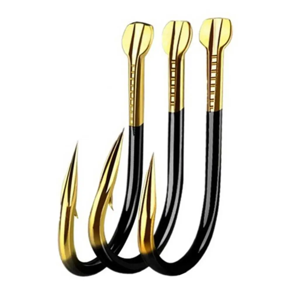 

50% Hot Sale 10Pcs Iron Barbed Outdoor Fishing Hooks Bait Holder Fish Tackle Accessories Fishhooks Fishing Accessories