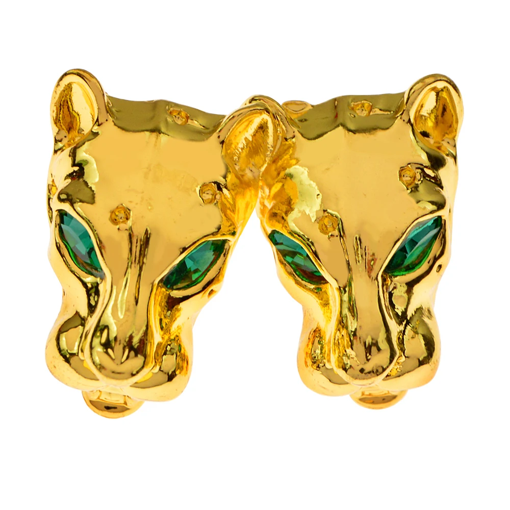 

CINDY XIANG New Arrival Green Rhinestone Eyes Tiger Head Brooches For Women And Men Zodiac Animal Cute Pins Coat Brooch Jewelry