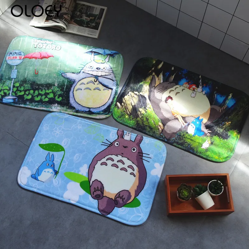 Шиншилла напольный коврик с принтом дверной 40x60 см бархат ванная комната