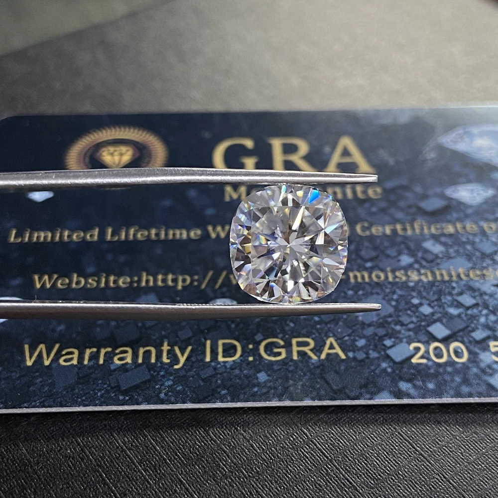 6 cts изумруд высокое качество 10*12 мм VVS1 лаборатория созданная moissanite отличная