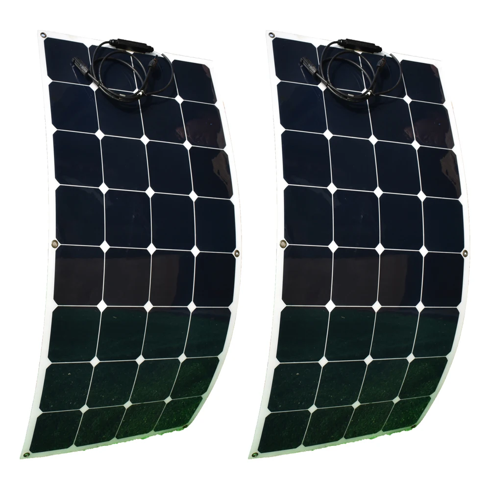 Солнечные панели Sunpower 100 Вт 200 12 В 24 32 шт. солнечная пластина 23% эффективность