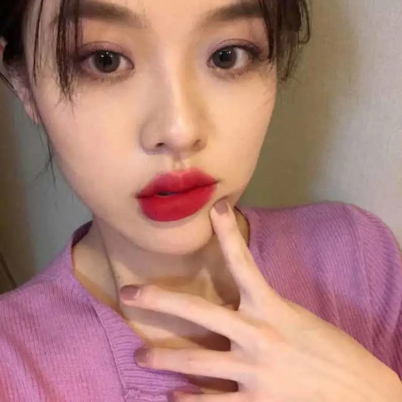 

Chestnut Velvet Matte Liquid Lipstick Waterproof Lip Gloss Long Lasting Nude Lipstick Women Red Lip Tint Beauty Cosmetic TSLM2