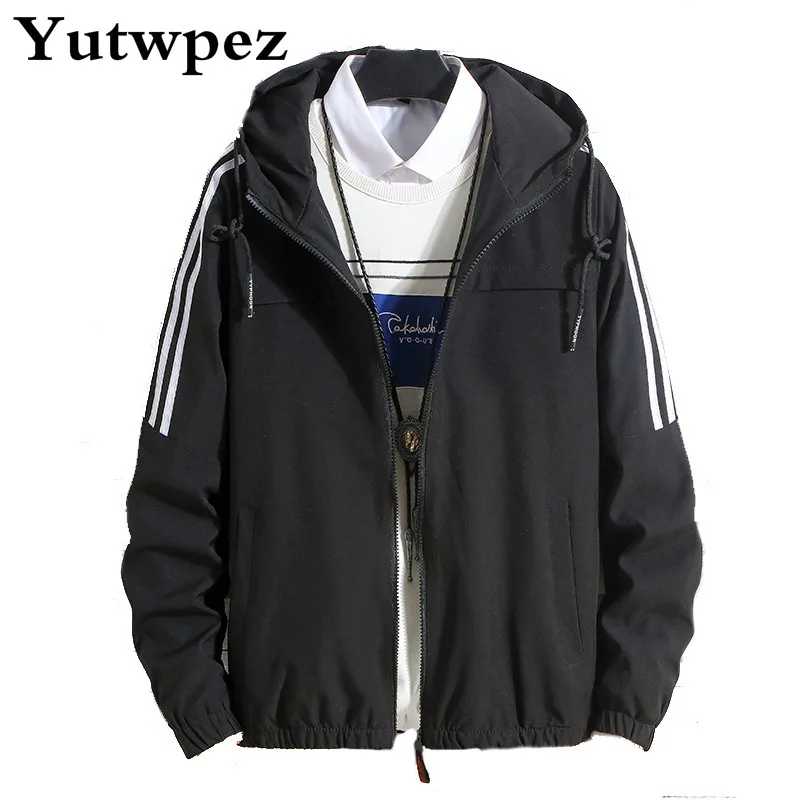 Осенняя мужская куртка-бомбер повседневная верхняя одежда флисовая Толстая