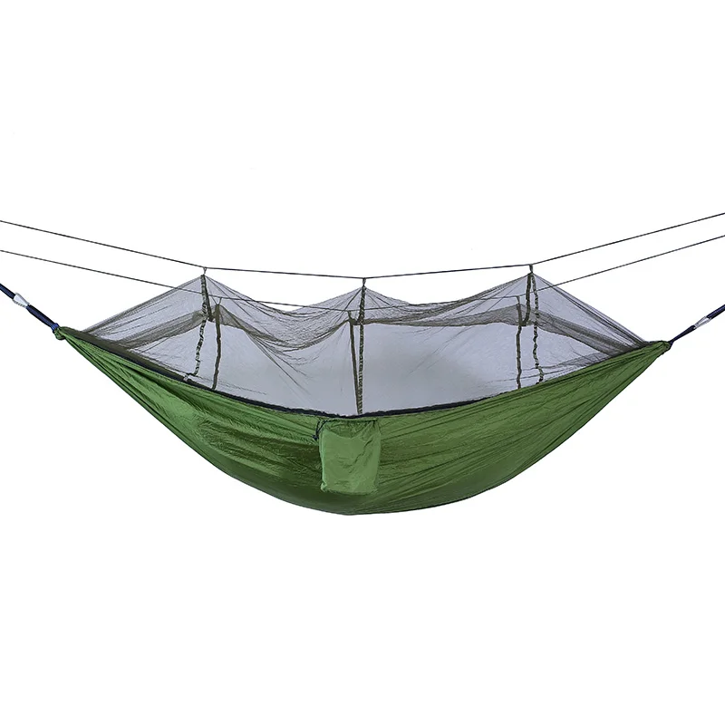 

Camping Hammock with Mosquito Net Lightweight Double Hammock Reinforced Straps HB88