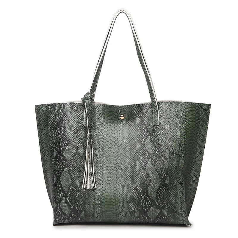 

2021 Women Bag Shoulder PU Leather Retro Style Simple Bag Tassel Portable Handbag Women Luxury Bags Casual Tote Female