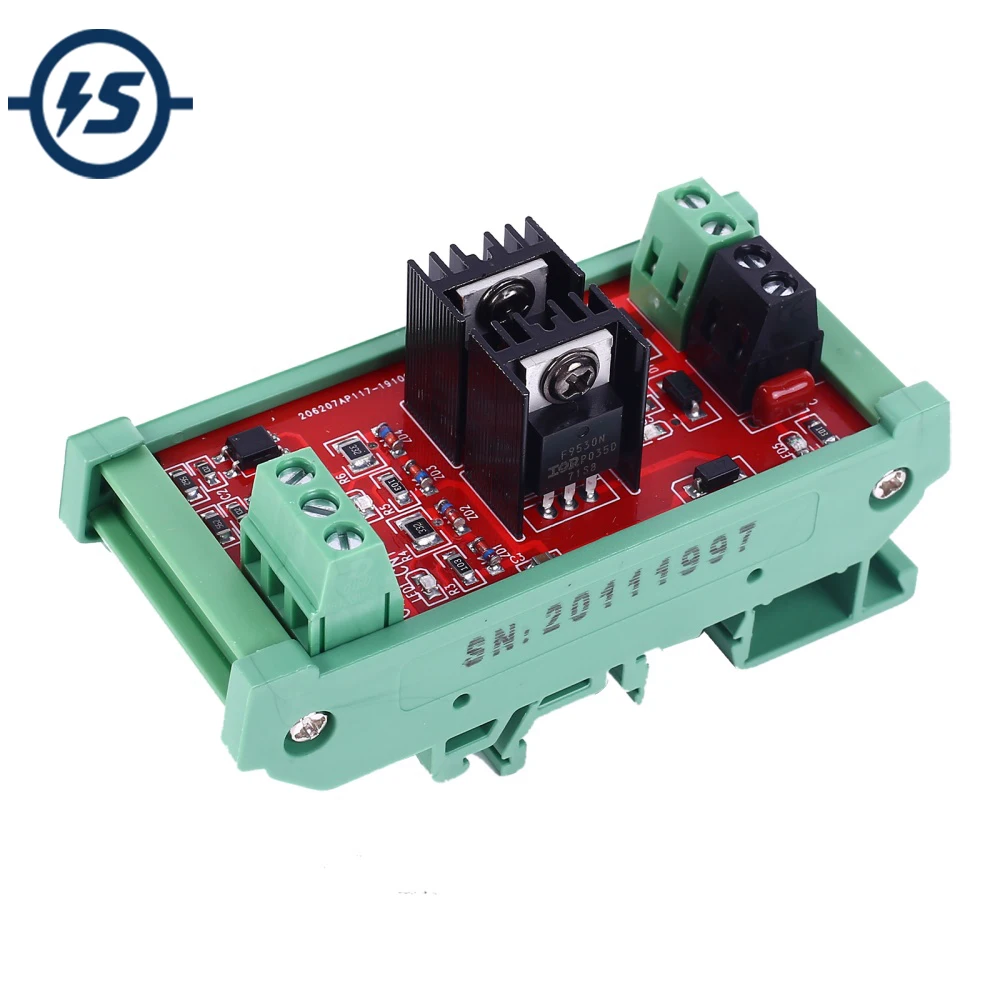 2-канальный усилитель постоянного тока PLC плата 12 в-24 в 5 А твердотельный релейный