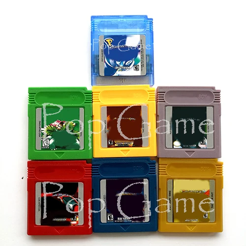 Картридж для видеоигр на английском языке ESP 7 цветов золотистый серебристый