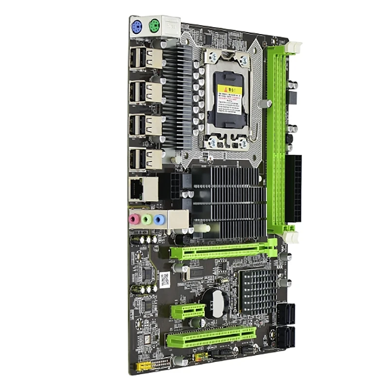Материнская плата X58 LGA 1366 4 шт. SATA 3 0 8 USB PCI Express 16X DDR3 RECC память поддерживает X5650/5675/5570